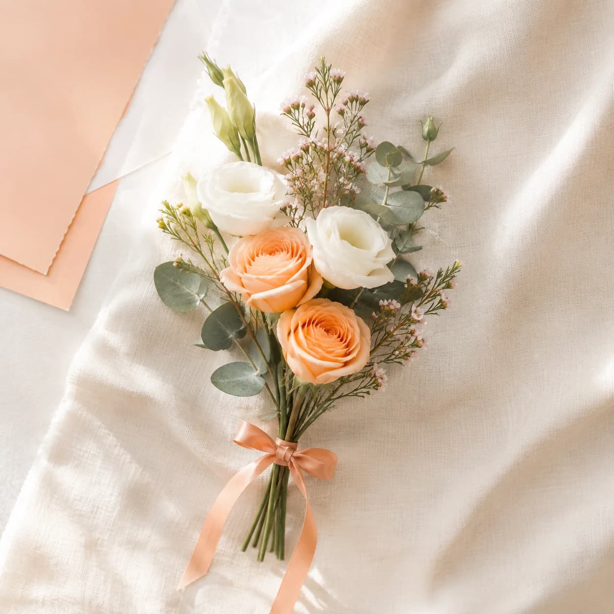 Small hand-tied bouquet of three stems