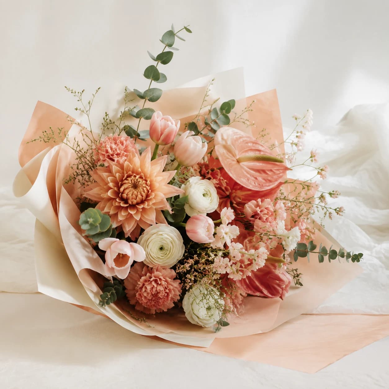 Florist-selected bouquet in seasonal colours
